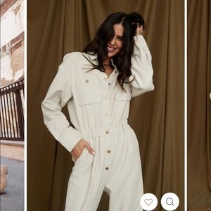 12th tribe corduroy jumpsuit